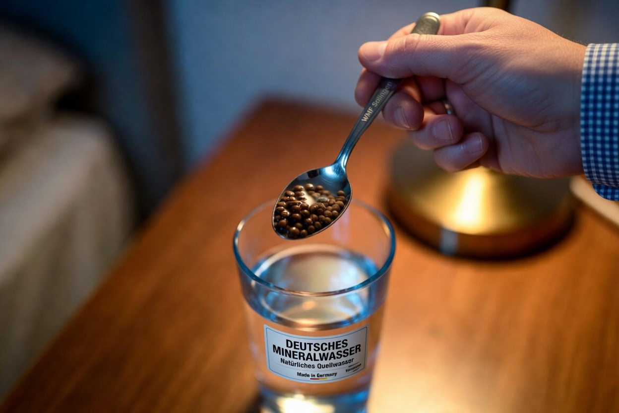 Kann ein einfacher Löffel vor dem Schlafengehen wirklich eine bessere Beindurchblutung unterstützen?