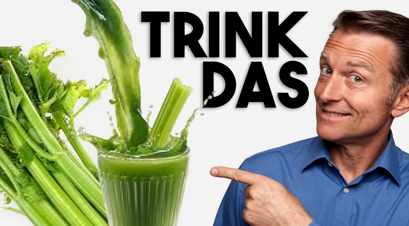 Selleriesaft: Eine einfache tägliche Gewohnheit, die viele Menschen für ein besseres Wohlbefinden entdecken
