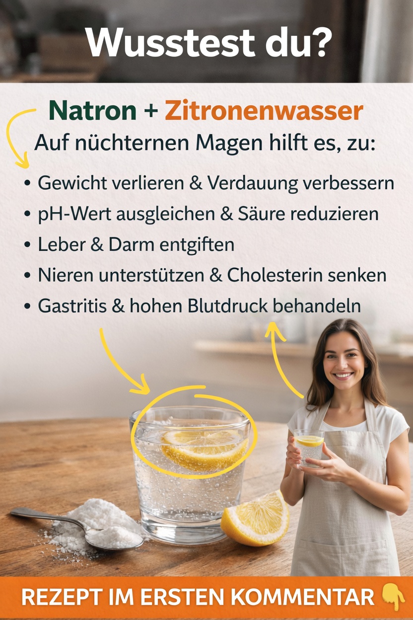 Entdecke, was wirklich passiert, wenn du jeden Morgen auf nüchternen Magen Natron mit Zitronenwasser mischst