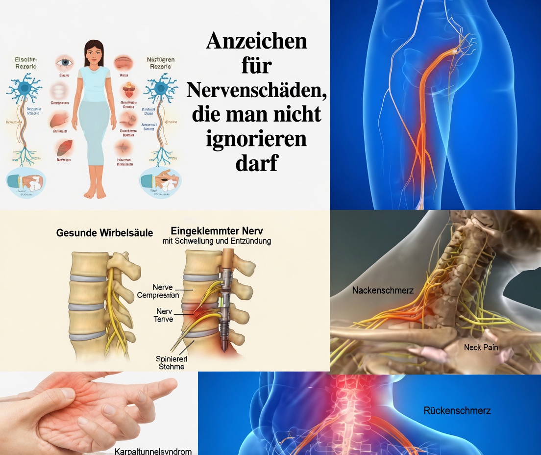 15 frühe Warnzeichen für Nervenschäden, die Sie niemals ignorieren sollten