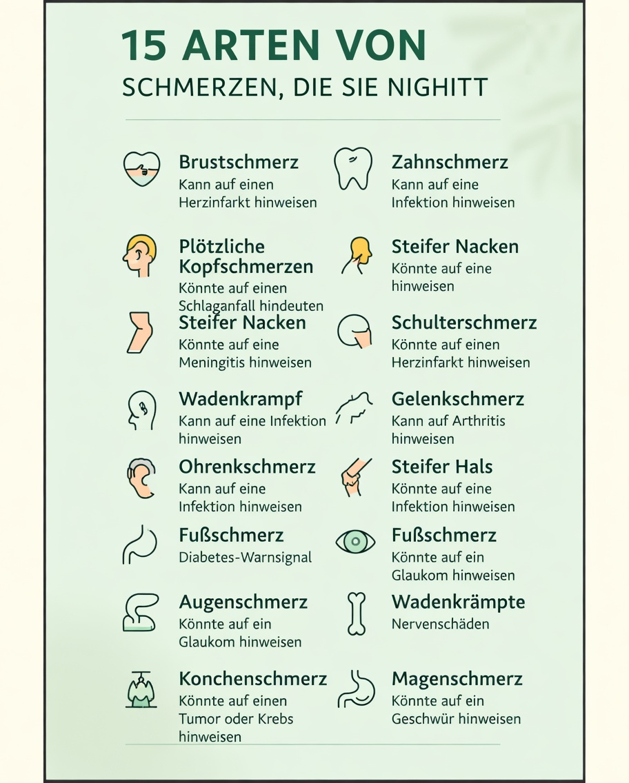 15 frühe Warnzeichen für Nervenschäden, die Sie niemals ignorieren sollten
