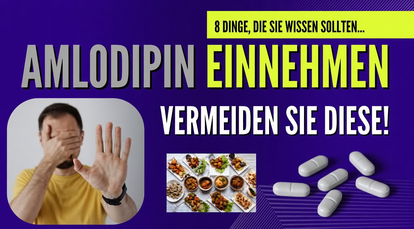 8 Gewohnheiten, mit denen Sie dieses Jahr aufhören sollten, wenn Sie Amlodipin einnehmen – und warum