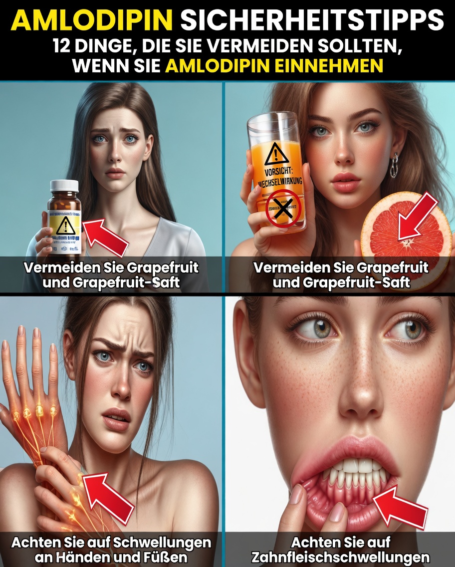 8 Gewohnheiten, mit denen Sie dieses Jahr aufhören sollten, wenn Sie Amlodipin einnehmen – und warum