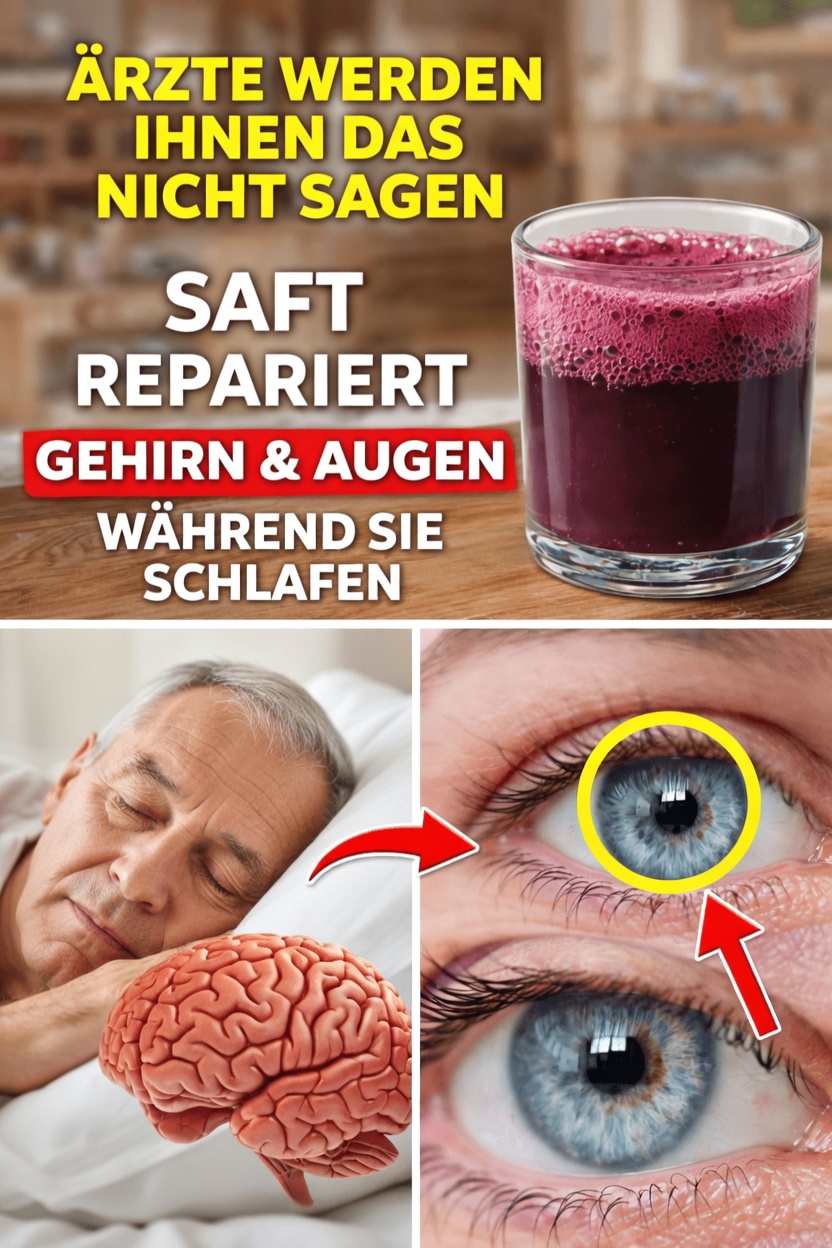 Entdecken Sie 4 natürliche Säfte, die Senioren genießen können, um über Nacht die Seh- und Gedächtnisgesundheit zu unterstützen