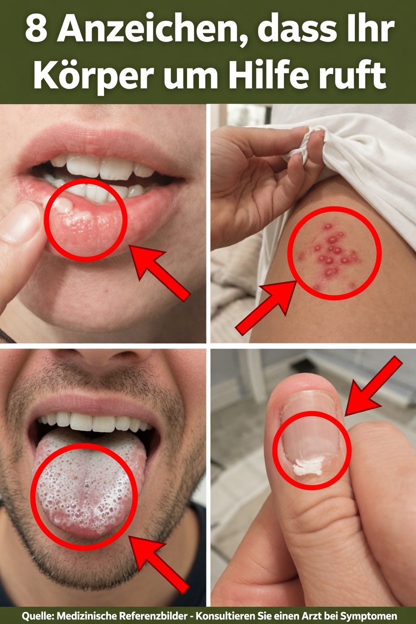 8 häufige Anzeichen dafür, dass Ihr Körper mehr Aufmerksamkeit braucht