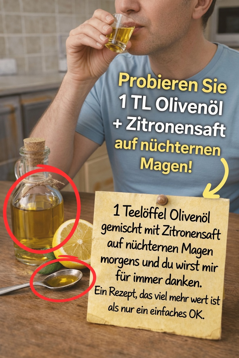 Lohnt es sich wirklich, Olivenöl mit Zitronensaft auf nüchternen Magen auszuprobieren?