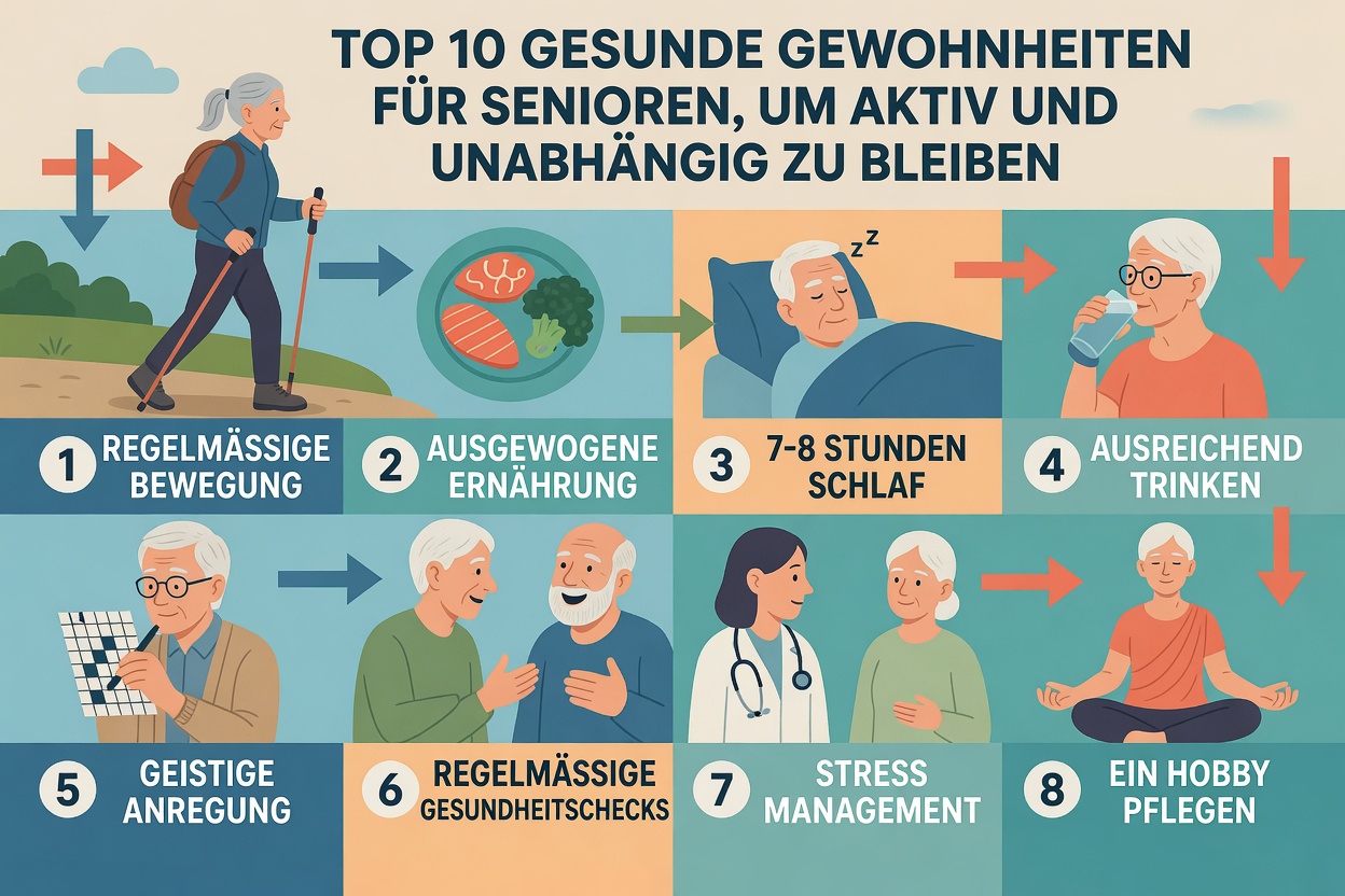 Entdecken Sie einfache tägliche Gewohnheiten, die bei älteren Erwachsenen eine gesunde Durchblutung der Beine unterstützen können