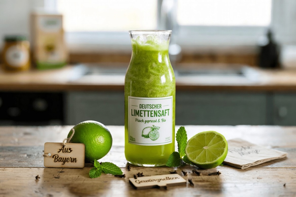 Entdecke ein einfaches tägliches grünes Getränk mit Nelken, Limette und Minze für das tägliche Wohlbefinden