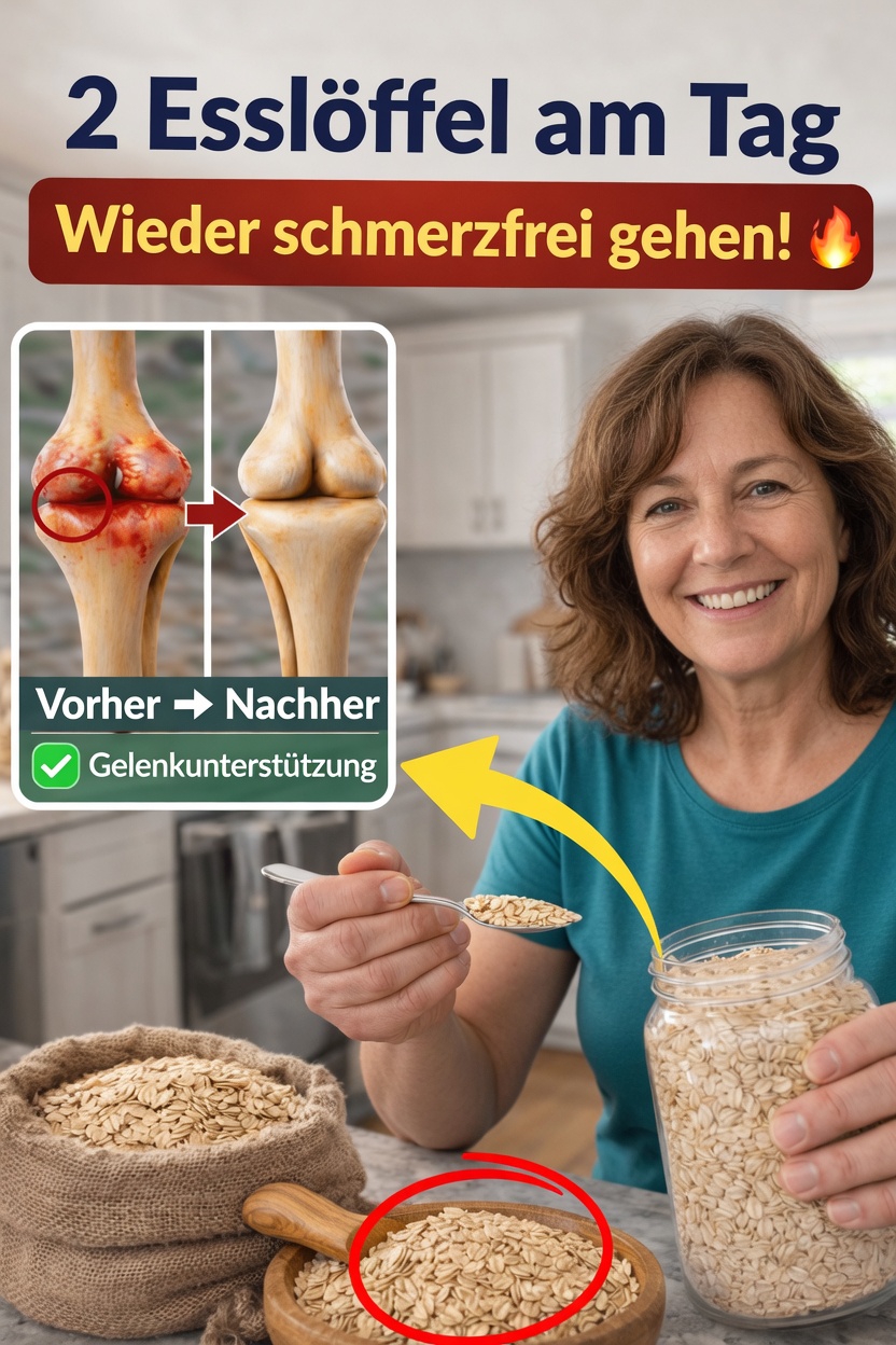 Kann der tägliche Verzehr von Hafer die Gesundheit der Kniegelenke im Alter unterstützen?
