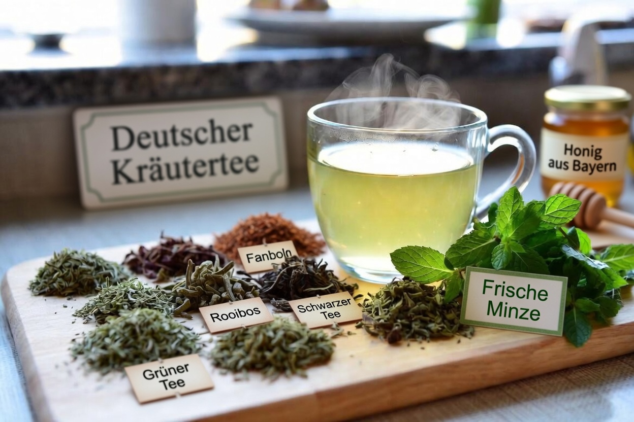 Wie man einen erfrischenden Kräutertee aus Minze und Rosmarin als Teil der täglichen Routine für mehr Gelenkwohlbefinden genießt