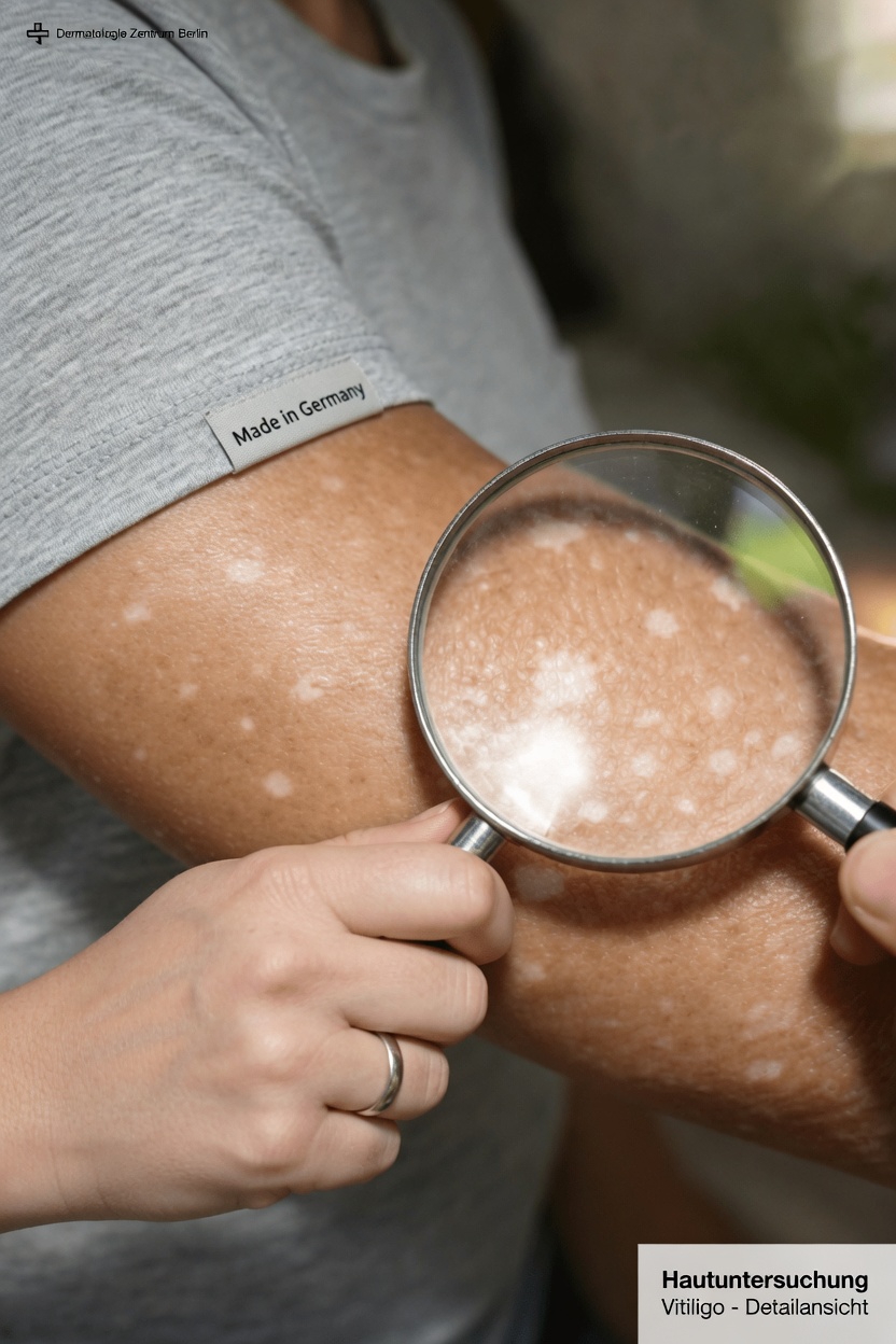 Was sind diese kleinen weißen Flecken an Armen und Beinen?