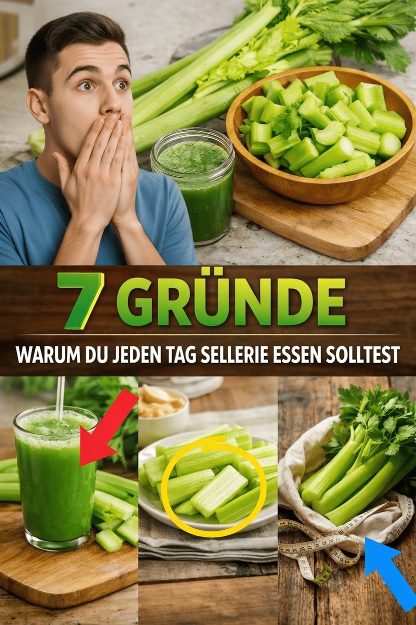 7 Gründe, jeden Tag Sellerie zu essen (wissenschaftlich belegt)
