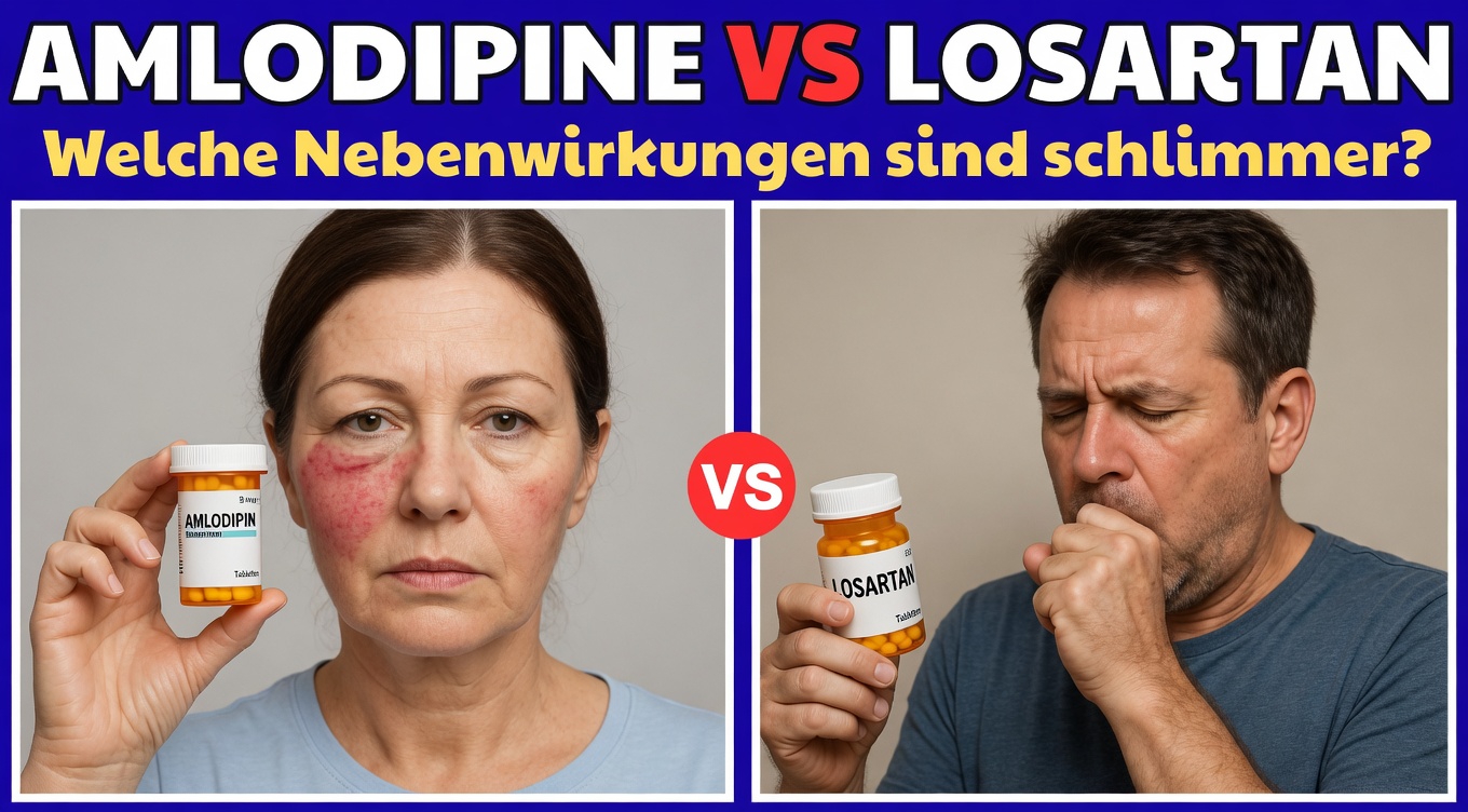 Amlodipin vs. Losartan: Nebenwirkungen – Wichtige Unterschiede und praktische Tipps für ein besseres Blutdruckmanagement entdecken