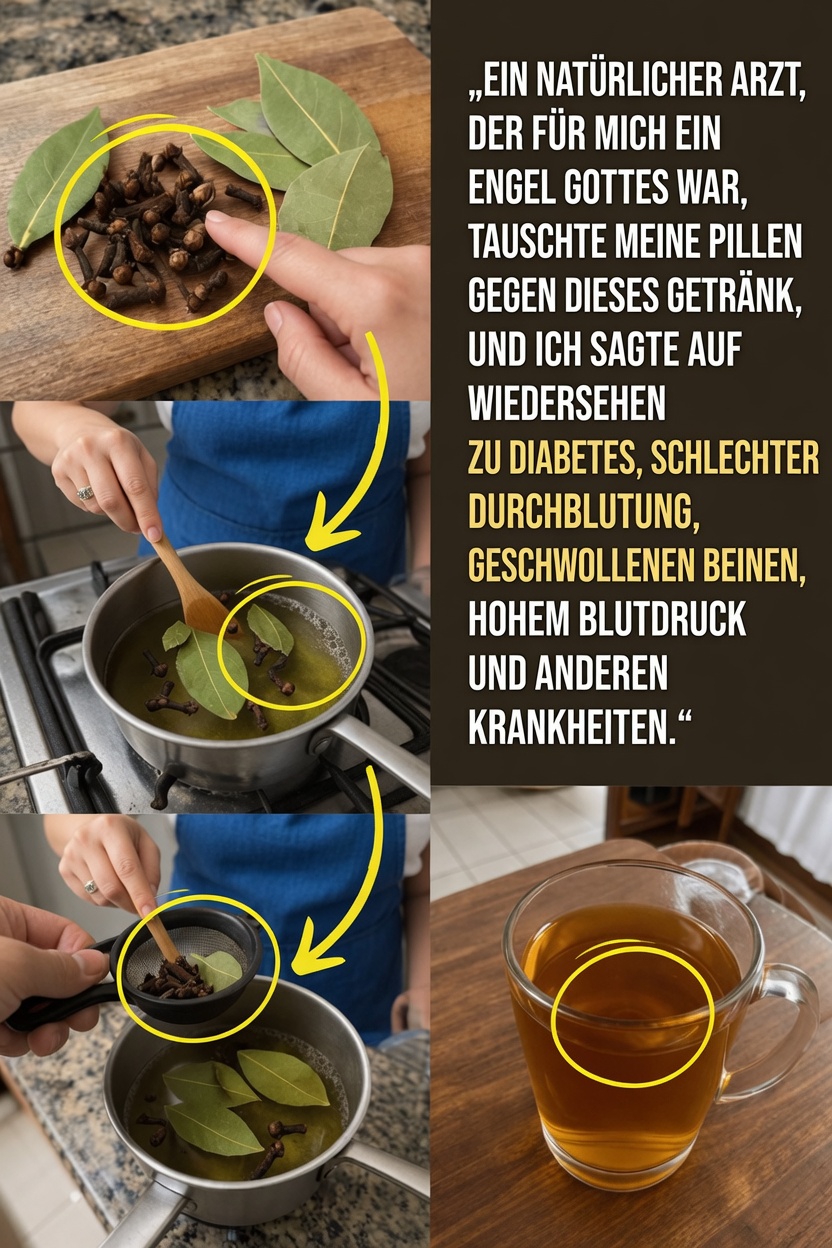 Haben Sie dieses einfache Getränk aus Lorbeerblatt und Nelke für das tägliche Wohlbefinden schon probiert?