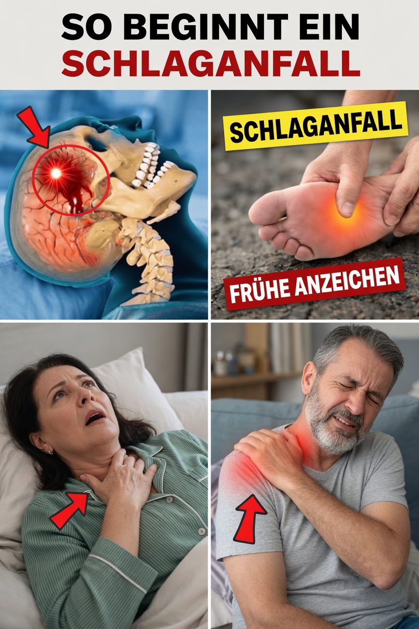 8 Warnzeichen eines Schlaganfalls einen Monat vorher (und 9 wirksame Tipps, um ihn zu verhindern)
