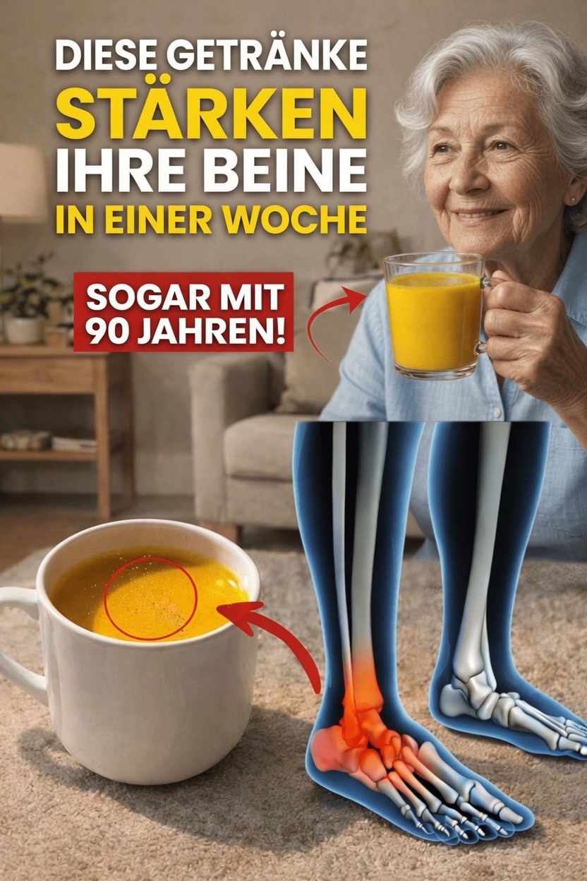 3 einfache Getränke, die mit zunehmendem Alter die Beinkraft und Beweglichkeit unterstützen können