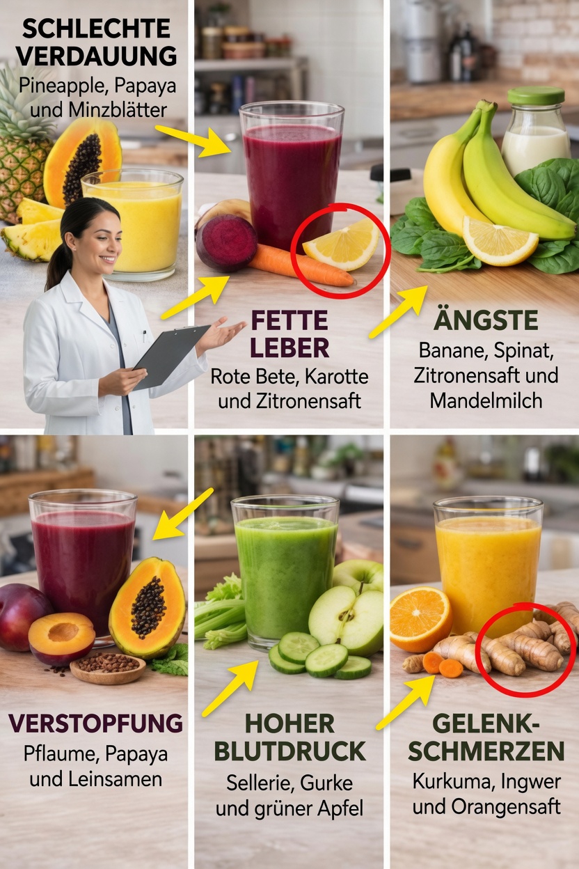 Natürliche Detox-Säfte: Einfache Rezepte zur täglichen Unterstützung des Wohlbefindens Ihres Körpers