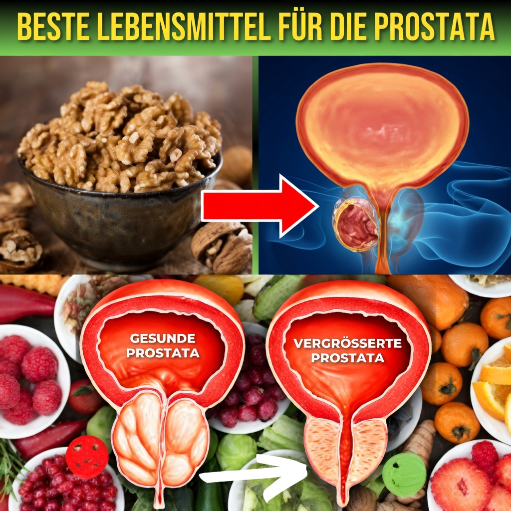 Entdecken Sie einfache Möglichkeiten, die Prostata- und Harnwegsgesundheit mit alltäglichen Lebensmitteln zu unterstützen