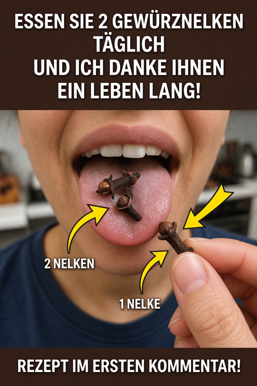 Haben Sie sich jemals gefragt, was passiert, wenn Sie Ihrer täglichen Routine nur zwei Gewürznelken hinzufügen?