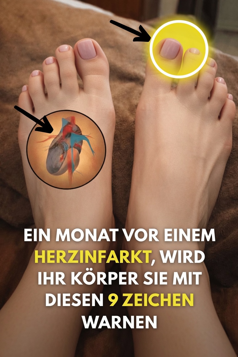 Was sind die 9 möglichen Anzeichen, die Ihr Körper einen Monat vor einem Herzinfarkt zeigen kann?