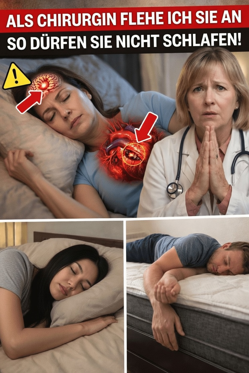Herzchirurg verrät: Diese häufige Schlafposition kann Ihr Schlaganfallrisiko über Nacht beeinflussen – Gesundheitstipps für Senioren