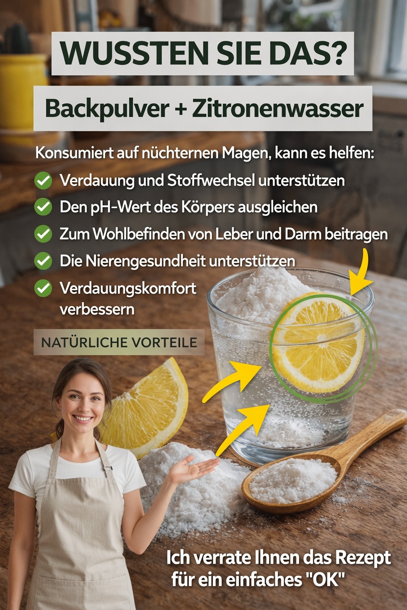 Natron und Zitronenwasser: Was passiert wirklich, wenn man sie mischt?