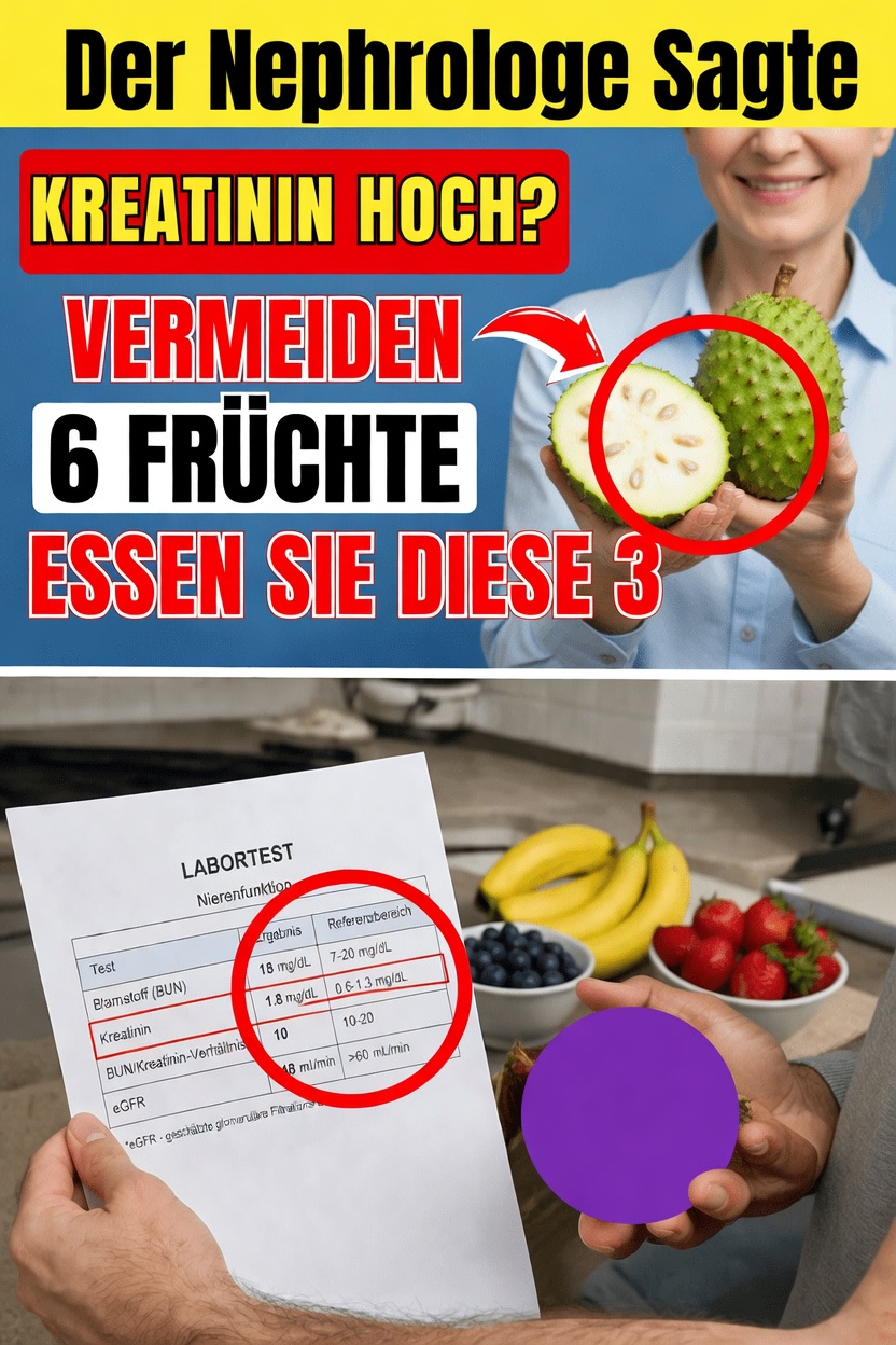 Hohe Kreatininwerte? 6 Obstsorten, die Sie vielleicht einschränken sollten, und 3 nierenschonende Alternativen, die Sie stattdessen genießen können