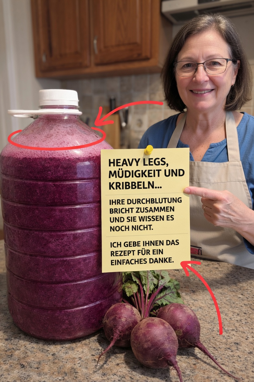 Schwere Beine, Müdigkeit und Kribbeln: Entdecken Sie einfache tägliche Gewohnheiten und ein Rezept für ein Rote-Bete-Getränk zur Unterstützung der Durchblutung