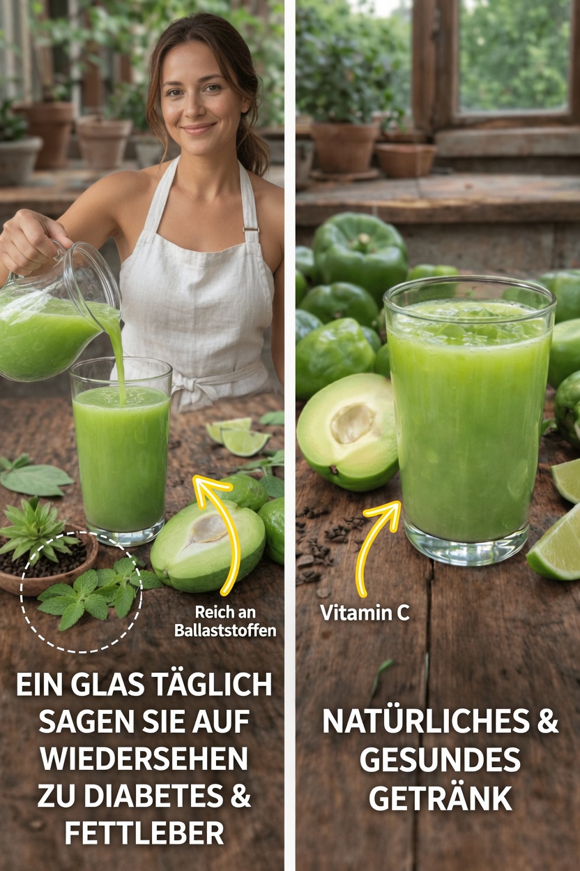 Kann ein einfaches tägliches grünes Getränk wirklich eine bessere Durchblutung, einen ausgeglichenen Blutzuckerspiegel und eine gesunde Leber unterstützen?