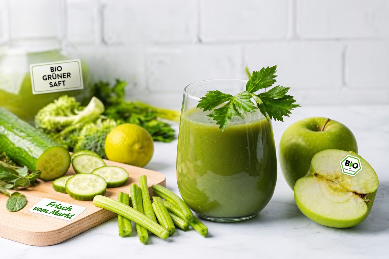 Kann ein einfaches tägliches grünes Getränk wirklich eine bessere Durchblutung, einen ausgeglichenen Blutzuckerspiegel und eine gesunde Leber unterstützen?