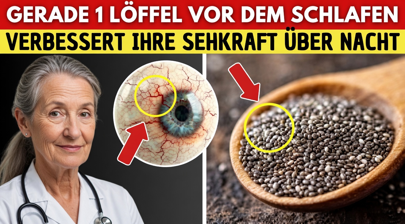 Entdecken Sie die Gewohnheit eines Löffels vor dem Schlafengehen, die Erwachsene über 60 erkunden, um ihre Sehkraft auf natürliche Weise zu unterstützen