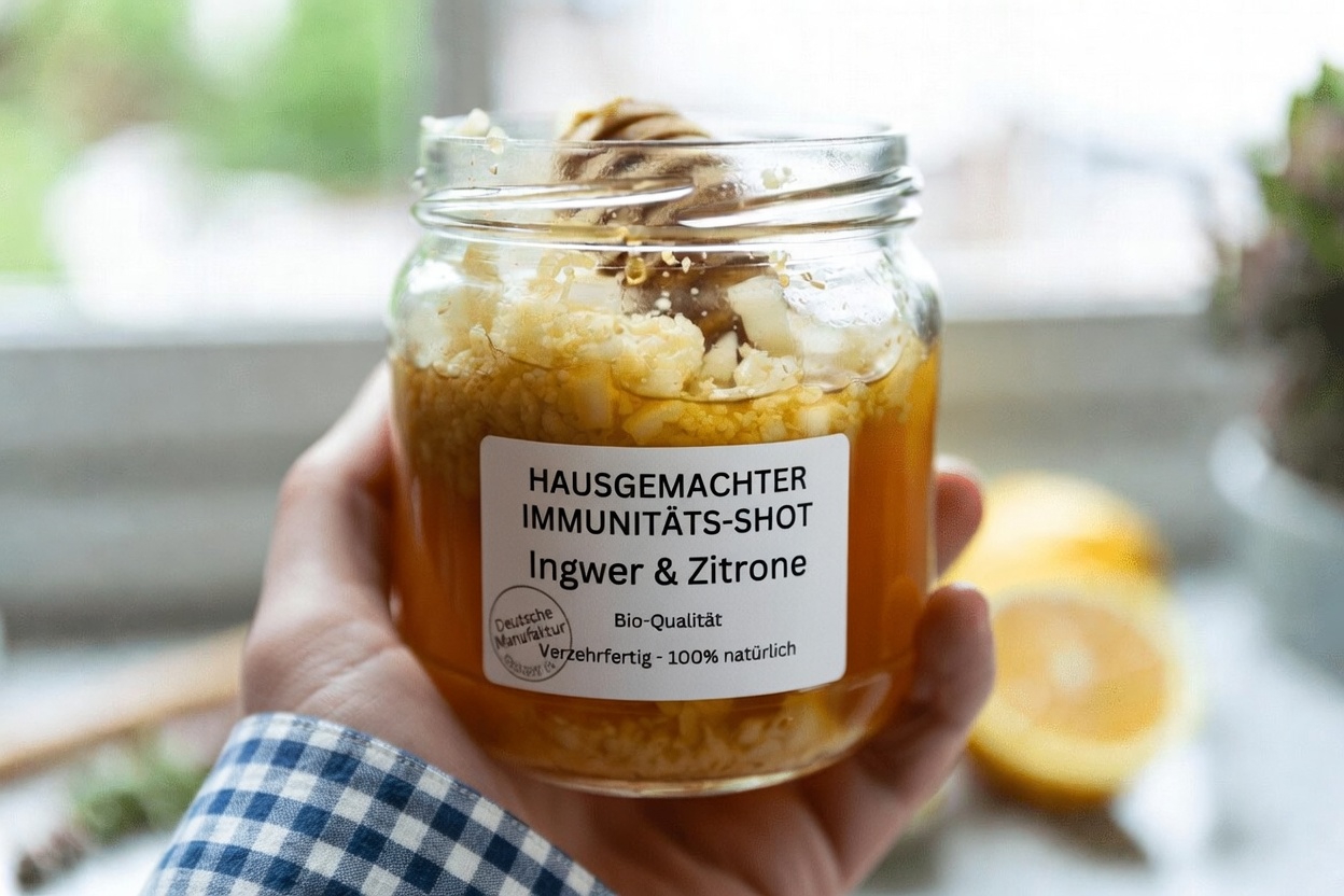 Haben Sie diese einfache Mischung aus Ingwer, Zwiebel, Knoblauch, Zitrone und Honig schon probiert?