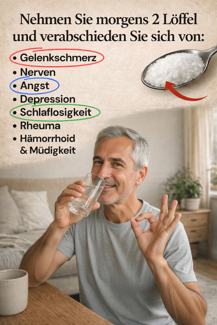 Magnesiumreiche Bittersalz-Routine: Könnte diese einfache Morgengewohnheit Ihr tägliches Wohlbefinden unterstützen?