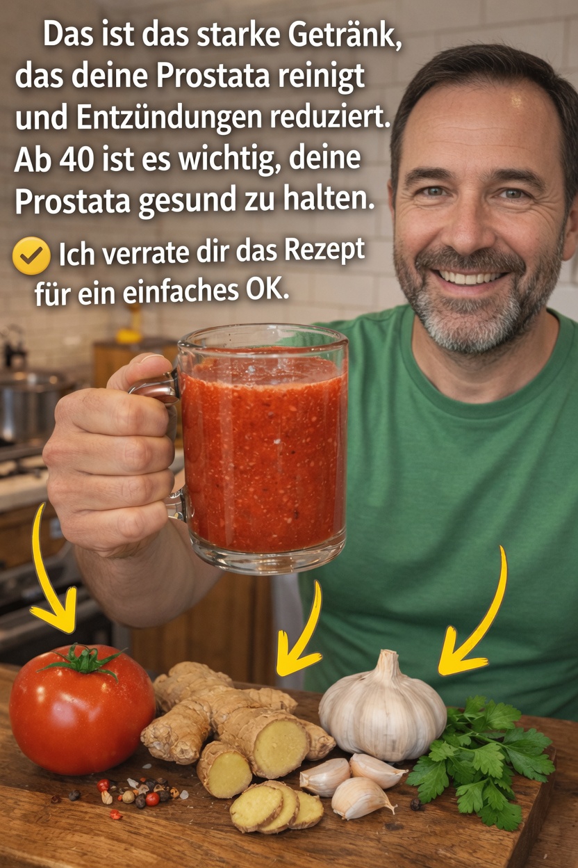 Entdecken Sie ein einfaches tägliches Getränk, das viele Männer über 40 für ihr Prostata-Wohlbefinden in ihre Routine aufnehmen