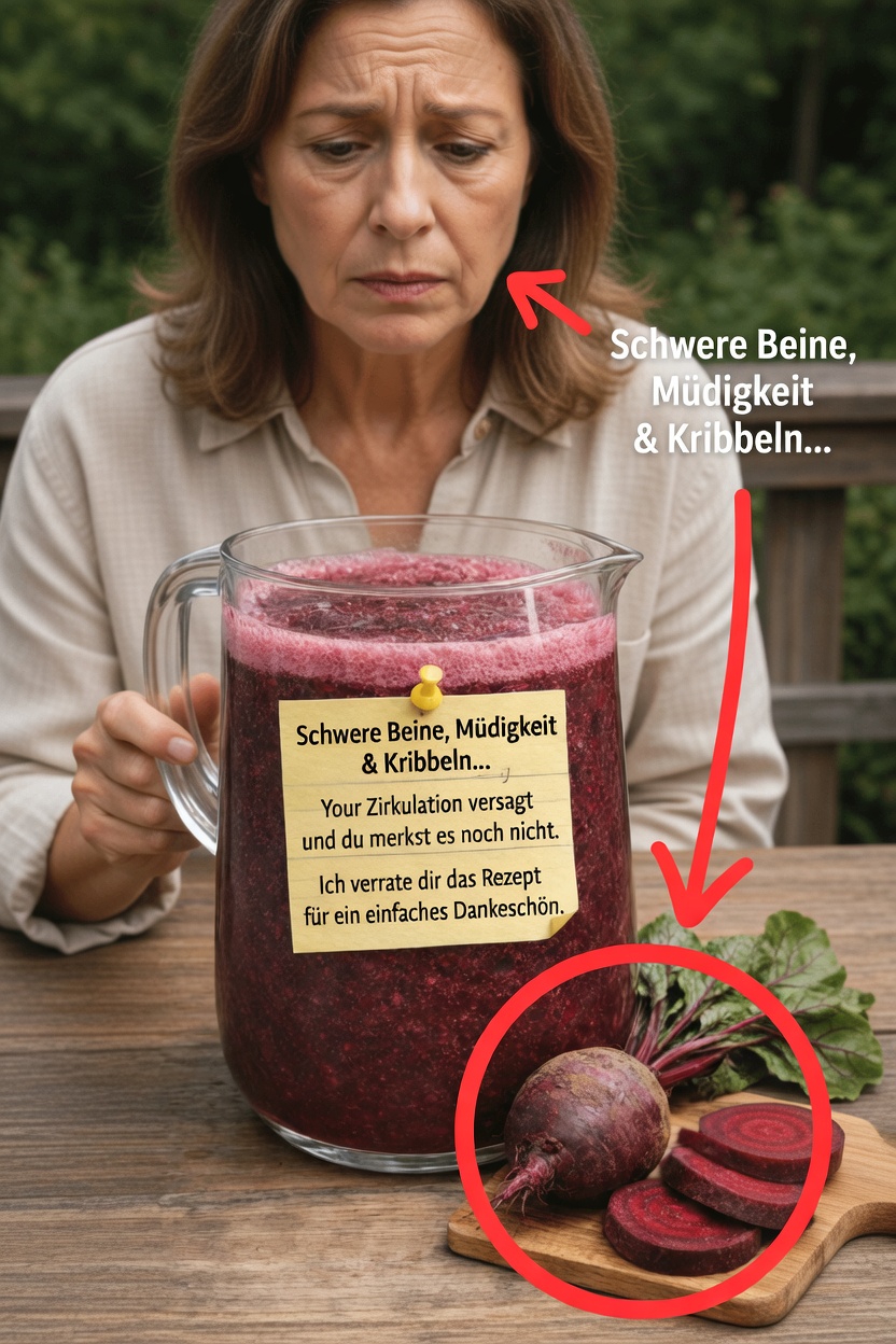 Schwere Beine, Müdigkeit und Kribbeln? Entdecken Sie praktische Tipps und ein natürliches Rezept zur Unterstützung Ihrer Durchblutung