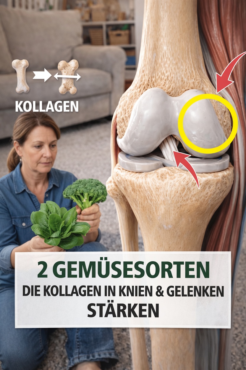 Zwei Gemüsesorten, die die Kollagenproduktion für gesündere Knie und Gelenke unterstützen