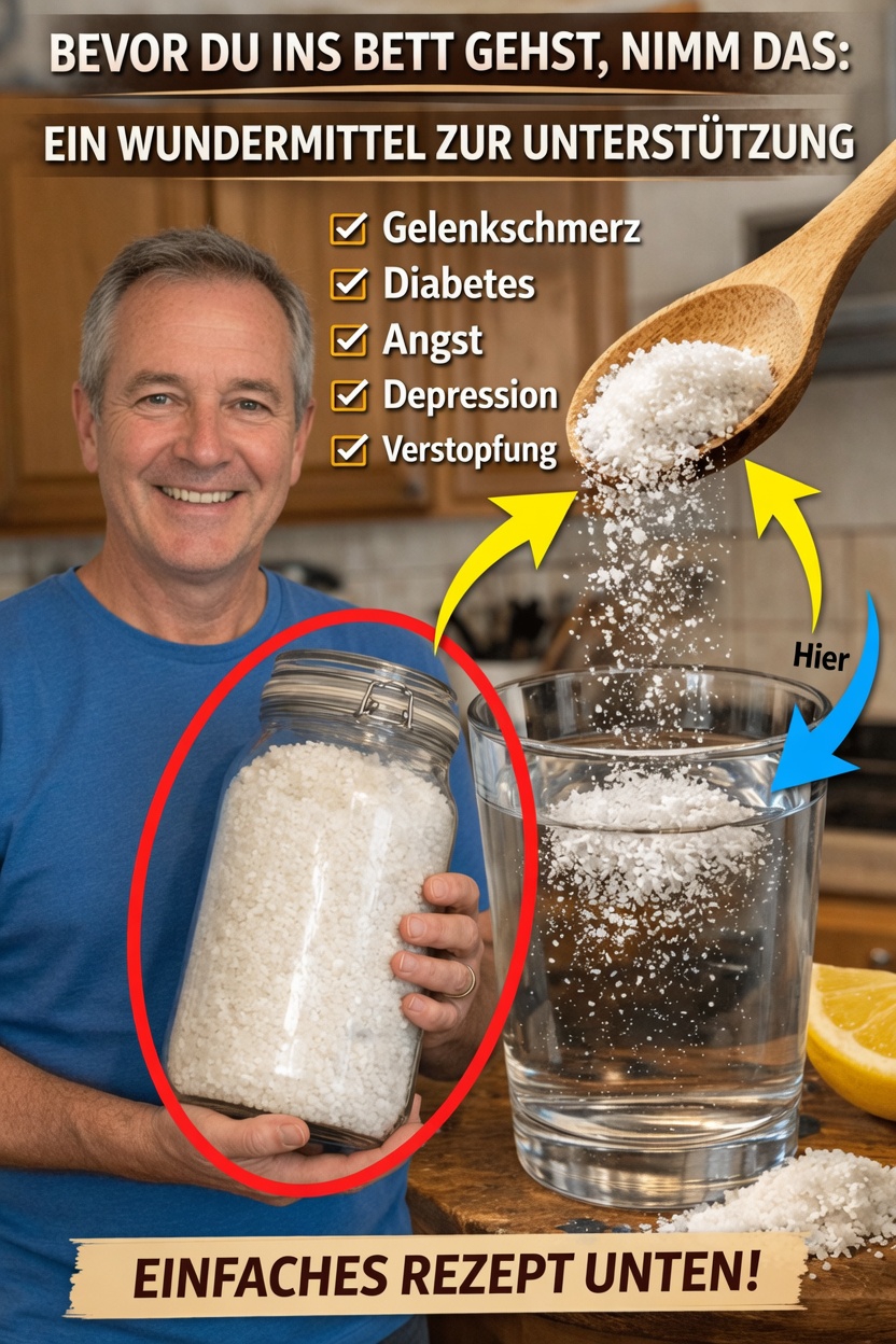 Entdecken Sie, warum immer mehr Menschen vor dem Schlafengehen Salzwasser mit Zitrone ausprobieren: Ein Wellness-Trend, den es wert ist, erkundet zu werden