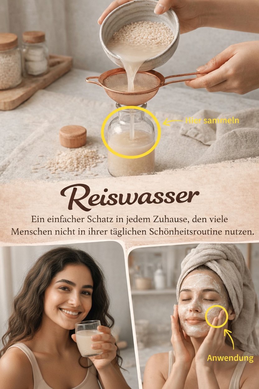 Entdecke die einfache Art, Reiswasser in deine tägliche Hautpflegeroutine zu integrieren