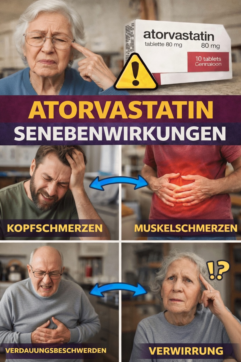 Nebenwirkungen von Atorvastatin: Was Sie über häufige Reaktionen wissen müssen und wie Sie damit umgehen können