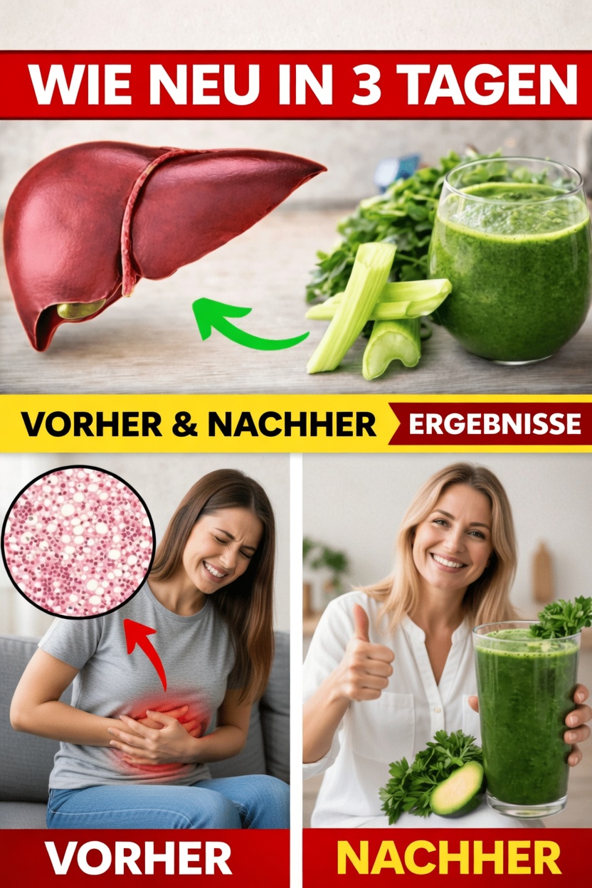 Entdecke, wie du deine Lebergesundheit auf natürliche Weise mit einfachen täglichen Gewohnheiten und Ideen für Selleriesaft unterstützen kannst