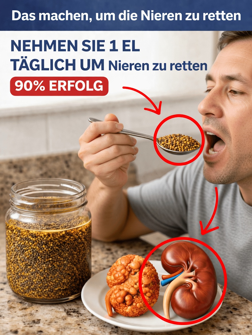 Entdecken Sie diese einfache tägliche Esslöffel-Gewohnheit mit Leinsamen und Honig zur Unterstützung der Nierengesundheit