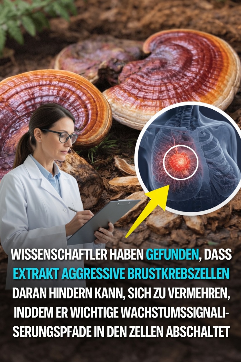 Reishi-Pilz: Was die Wissenschaft über Ganoderma lucidum und die Forschung an Brustkrebszellen sagt