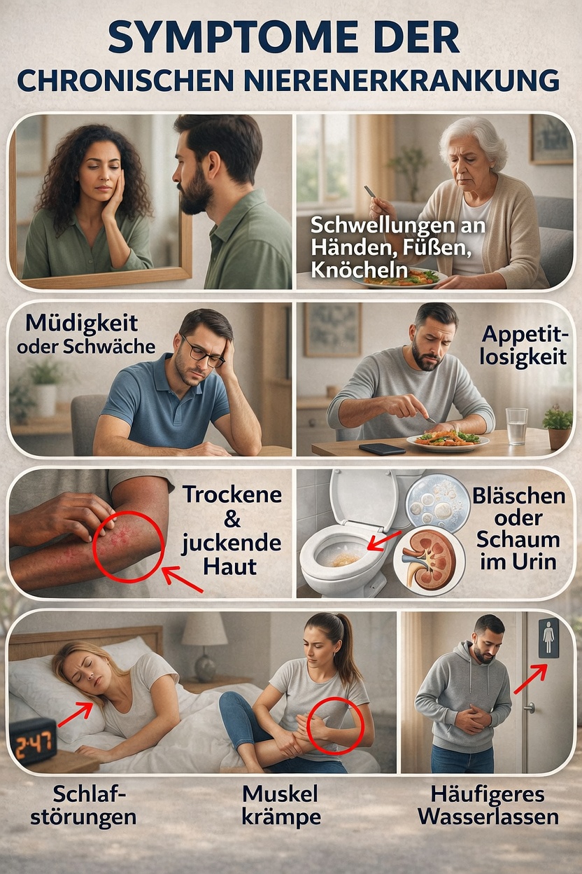 10 frühe Warnzeichen einer chronischen Nierenerkrankung, die Sie niemals ignorieren sollten