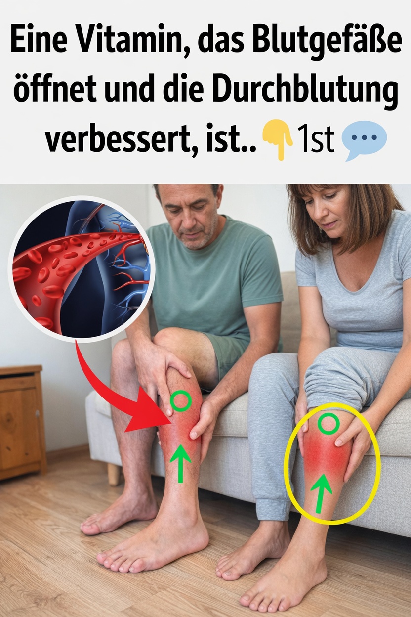 Entdecken Sie das Vitamin, das mit zunehmendem Alter eine gesunde Durchblutung unterstützt