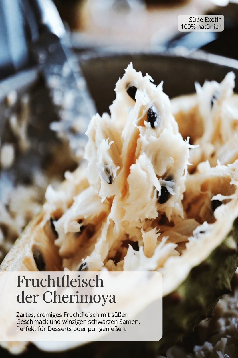 Wie man zu Hause Schritt für Schritt einen köstlichen tropischen Immunitäts-Smoothie mit Stachelannone und Kurkuma zubereitet