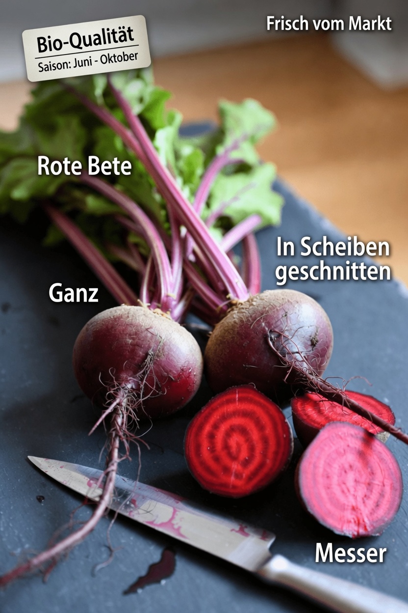 Entdecken Sie die ernährungsphysiologischen Vorteile von Roter Bete und erfahren Sie, wie Sie zu Hause einen einfachen Rote-Bete-Saft zubereiten.