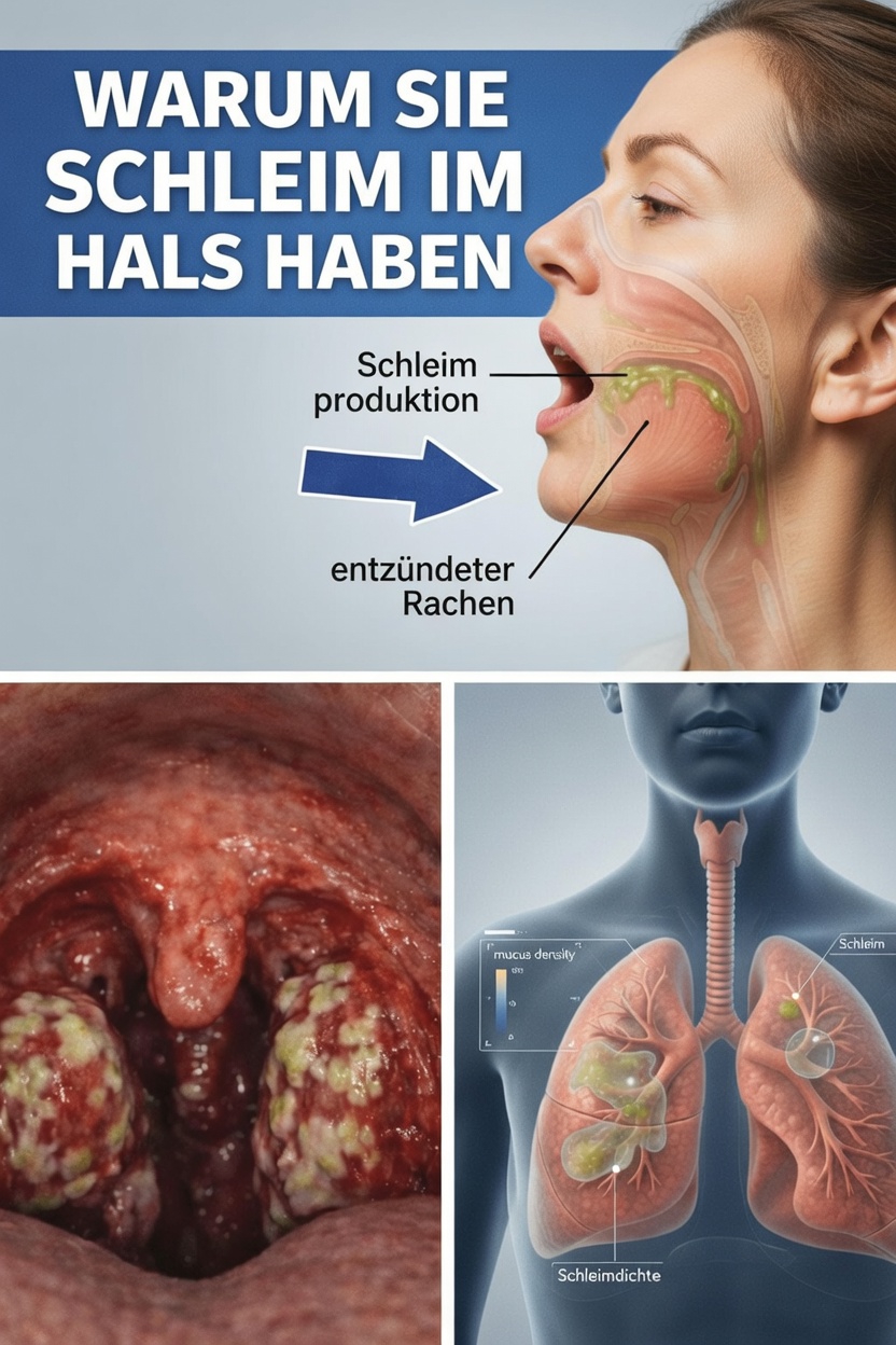 Warum Sie ständig Schleim im Hals haben und welche alltäglichen Faktoren Sie kennen sollten