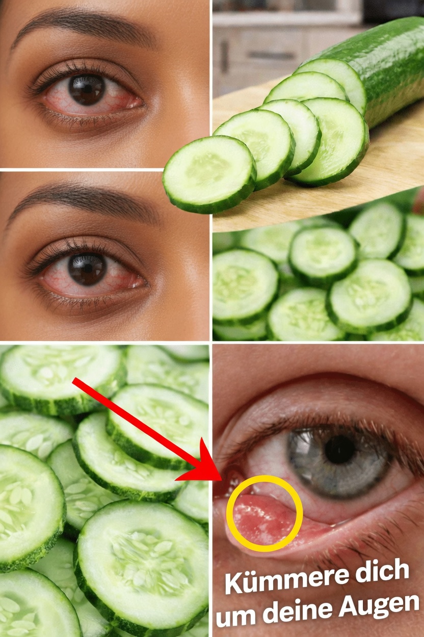 Gurkenscheiben auf den Augen: Einfache tägliche Gewohnheiten, um müde Augen zu erfrischen und den täglichen Komfort zu unterstützen