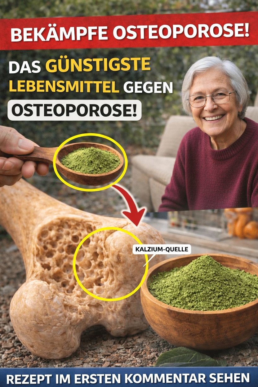 Das günstigste Lebensmittel, von dem die meisten Menschen über 60 nicht wissen, dass es die Knochengesundheit auf natürliche Weise unterstützt