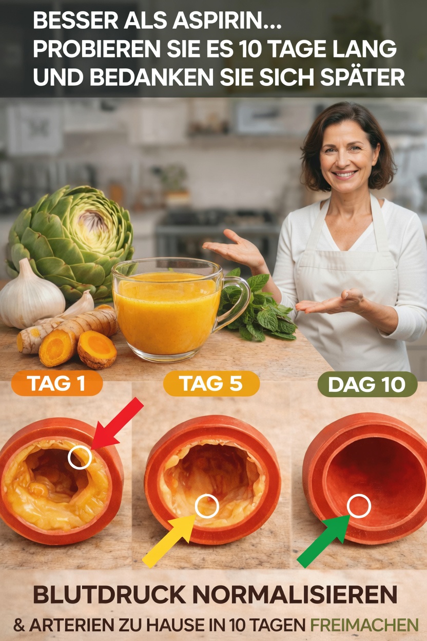 Natürliche Wege, mit alltäglichen Zutaten einen gesunden Blutdruck und gesunde Arterien zu unterstützen